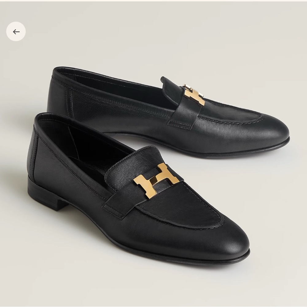 Hermes Paris Loafer Noir USED